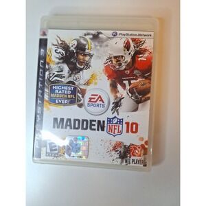 Madden NFL 10 (Sony PlayStation 3, 2009) EA Sports with manu